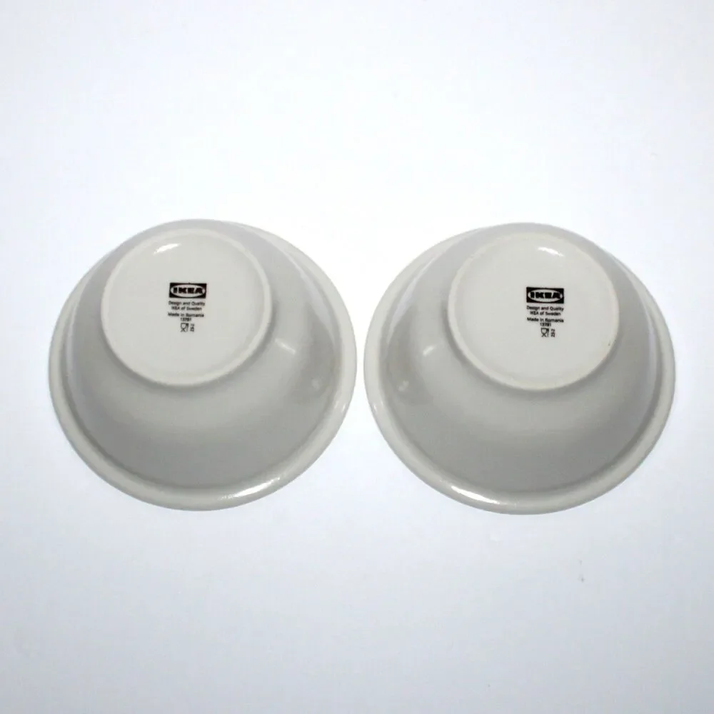 2 IKEA Silversida bowls 5.5